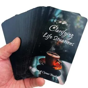 DPEHAKMK Clarifying Life Situations Oracle Cards, Love and Career Oracle Deck for Beginners, Cover All Areas in Life, Love, Spiritual Journey, and Career