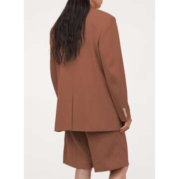 Dokotoo Women's Blazer Jackets - Stylish Solid Color Fashion Jacket