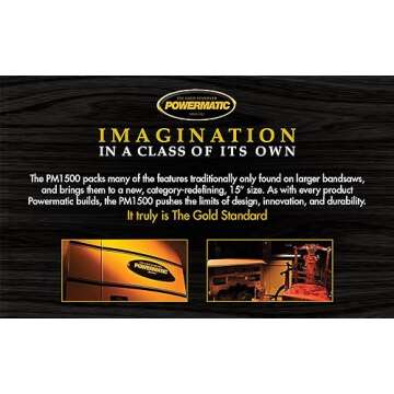 Powermatic PM1500 - 15-Inch Bandsaw for Precision Woodworking