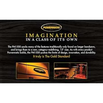 Powermatic PM1500 - 15-Inch Bandsaw for Precision Woodworking