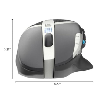 Logitech G602 Lag-Free Wireless Gaming Mouse – 11 Programmable Buttons, Upto 2500 DPI