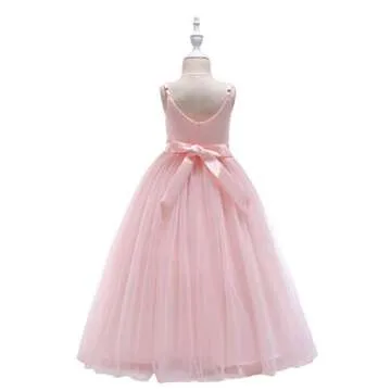 Elegant Glamulice Pink Girls Dress for Special Occasions
