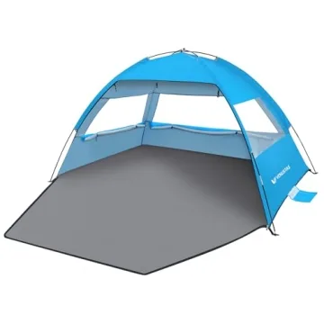 Venustas Beach Tent Sun Shelter for 3-10 Persons, Lightweight & Easy Setup