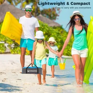 Venustas Beach Tent Sun Shelter for 3-10 Persons, UPF 50+