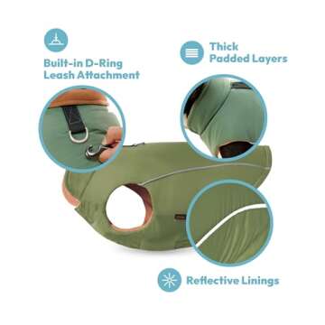 Gooby Sports Vest for Small Dogs - Fleece & Reflective Design