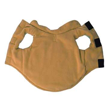 Gooby Sports Vest for Small Dogs - Fleece & Reflective Design