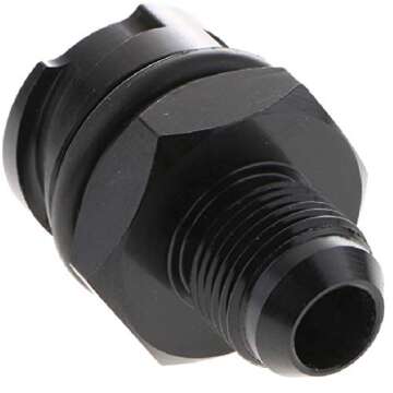 Billet Black Aluminum Valve Cover Oil Cap w/-10 AN Fitting for LS LSX LS1 LS2 LS3 LS6 LS7