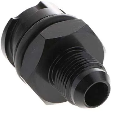 Billet Black Aluminum Valve Cover Oil Cap w/-10 AN Fitting for LS LSX LS1 LS2 LS3 LS6 LS7