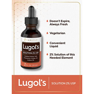 Carlyle Lugols Iodine 2% Solution for Wellness