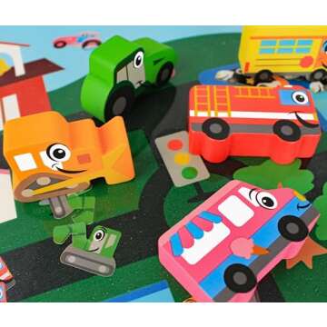 Potty Time Adventures Potty Training Chart for Toddlers by Lil ADVENTS - 14 Wooden Stacking Block To...