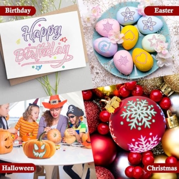 Vibrant Muchcute Shimmer Outline Markers for Kids