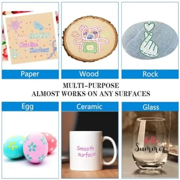 Vibrant Muchcute Shimmer Outline Markers for Kids