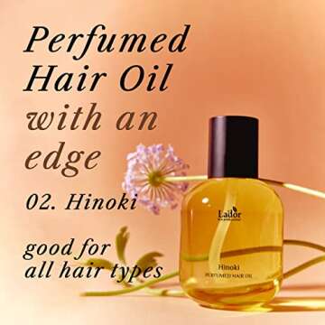 LA'DOR Hair Perfume Oil for Dry Damaged Hair - Anti Frizz Nourishing Fragrance Gloss Oil Serum Leave...