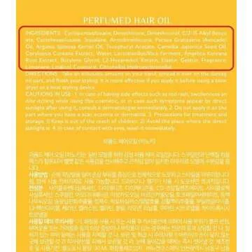 LA'DOR Hair Perfume Oil for Dry Damaged Hair - Anti Frizz Nourishing Fragrance Gloss Oil Serum Leave-In Conditioner Hold Curls & Waves Sulfate Paraben Alcohol Free 1 Fl Oz - Hinoki Korean LADOR