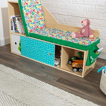 KidKraft Caterpillar Corner Bookcase for Kids