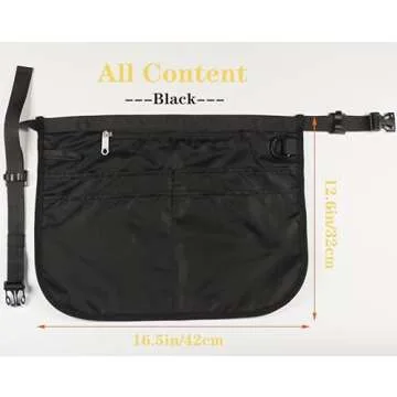 Bafelia Waterproof Server Apron with 5 Pockets for Women