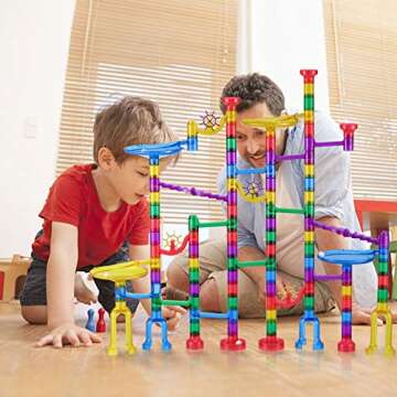 Magicfly Marble Run Set for Kids - 127 Pieces of Fun