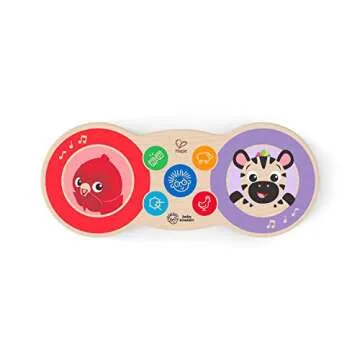 Baby Einstein Upbeat Tunes Magic Touch Wooden Drum​ Musical Toy Ages 6 Months +
