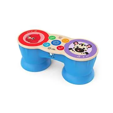 Baby Einstein Upbeat Tunes Magic Touch Wooden Drum​ Musical Toy Ages 6 Months +
