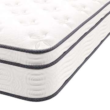 Modway Jenna Twin XL Mattress with Individually Encased Coils
