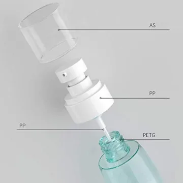 Travel Size Leakproof Pump Bottles for Toiletries
