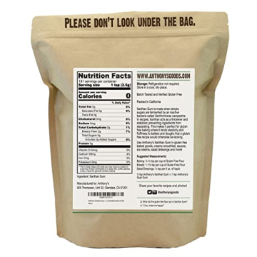 Anthony's Xanthan Gum for Gluten-Free and Keto Recipes
