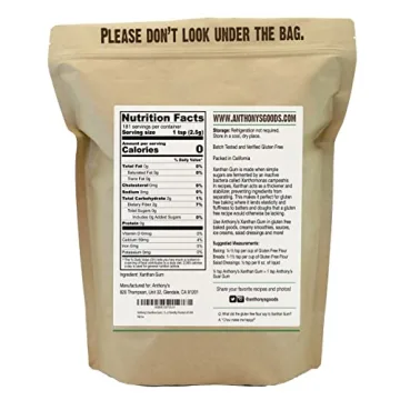 Anthony's Xanthan Gum for Gluten-Free and Keto Recipes