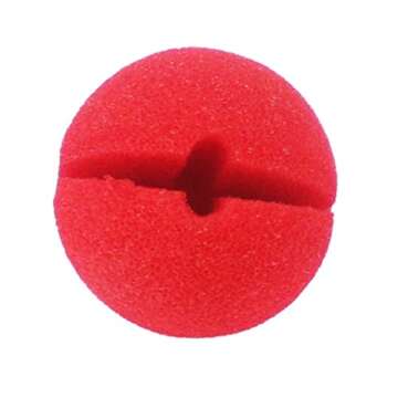 Ogrmar 25PCS Red Circus Clown Nose for Christmas Costumes & Parties