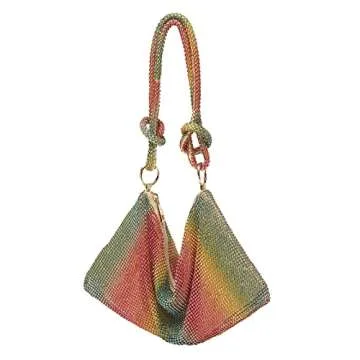 Rhinestone Purse Sparkly Bag Crystal Evening Clutch Bag for Women Evening Prom Rhinestone Handbag Bling Hobo Bag