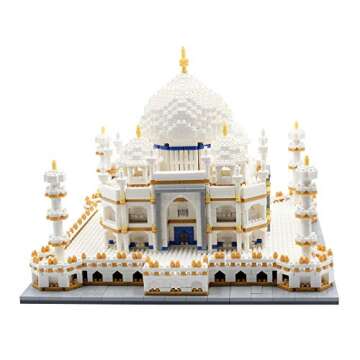 dOvOb Micro Mini Blocks Taj Mahal Building and Architecture Model Set,(4000Pieces) Toys Gifts for Kid and Adult