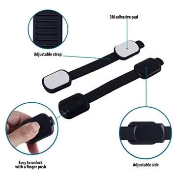 CUTESAFETY Child Proof Safety Locks Secure Your Home