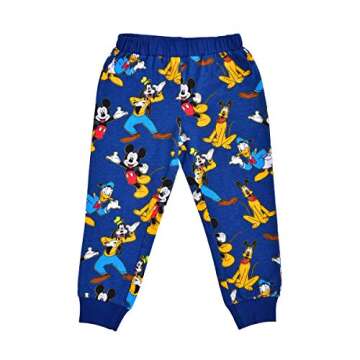 Disney Mickey and Friends Boys T-Shirt and Pants Set for Toddler and Little Kids