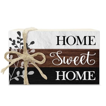 Christian Decorative Book Stack for Rustic Home Decor - Unique Gift