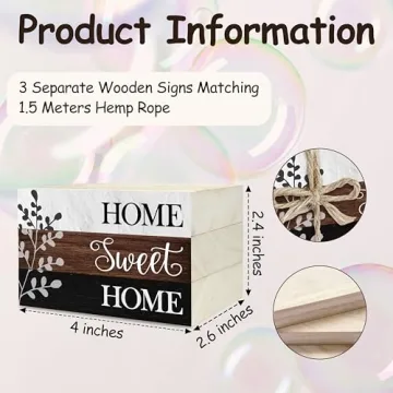 Christian Decorative Book Stack - Rustic Home Decor