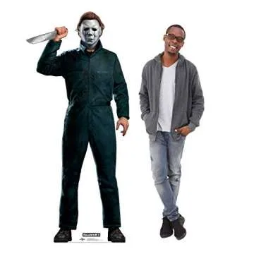 Cardboard People Advanced Graphics Mike Myers with Knife Life Size Cardboard Cutout Standup - Halloween II (1981 Film)