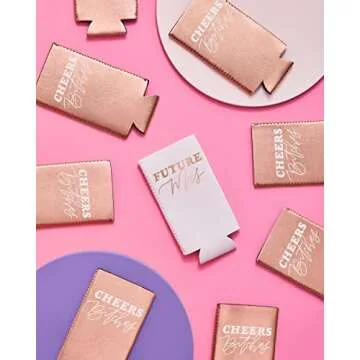 Stylish Bachelorette Party Cheers & Future Mrs Coolers