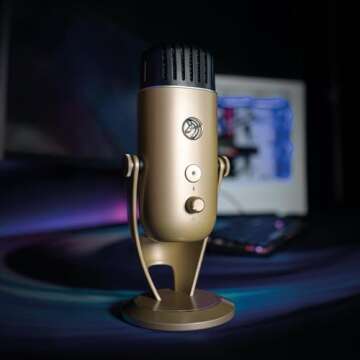 Arozzi Colonna Professional USB Condenser Microphone for All Your Recording Needs