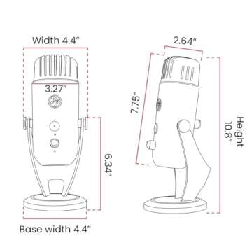 Arozzi Colonna USB Condenser Microphone for Gaming and Streaming