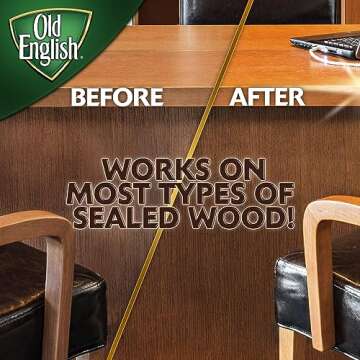 Old English 75144 Scratch Cover For Dark Woods, 8oz Bottle, Wood Polish