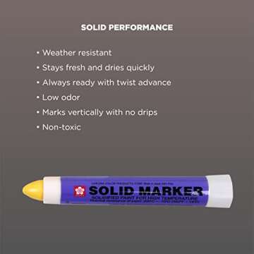 Sakura Solid Paint Markers - Versatile Permanent Paint Pens
