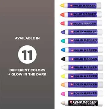 Sakura Solid Paint Markers - Versatile Permanent Paint Pens