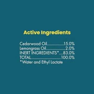 Sunday Mosquito Deleto - Mosquito Repellent & Bug Control Spray - Concentrated Lemongrass & Cedar Oils - for Mosquitoes, Fleas, & Ticks - Lasts up to 4 Weeks - Hose-On Sprayer, 32 Fl Oz