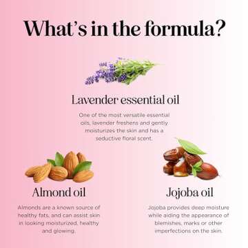 Calming Massage Oil for Massage Therapy - Home Spa Full Body Massage Oil for Sore Muscles for Pro or Home Use with Moisturizing Sweet Almond Oil and Lavender Essential Oil - Non Greasy or Staining