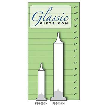 Glassic Gifts Fitzroy Storm Glass (11" Tall)