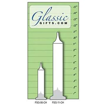 Glassic Gifts Fitzroy Storm Glass (11" Tall)