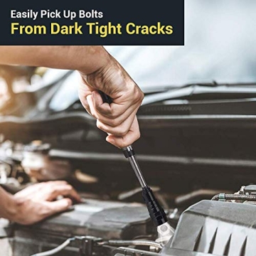 DR.LILIANG LED Magnetic Pickup Tool Flexible 22 Inch Reach