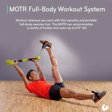 Balanced Body MOTR Pilates Bar, Workout Equipment for Fitness, Balance Strength & Agility, Exercise ...