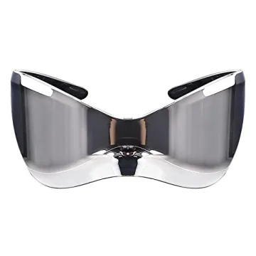 GUVIVI Futuristic Wrap-Around Sunglasses – Stylish Protection for All