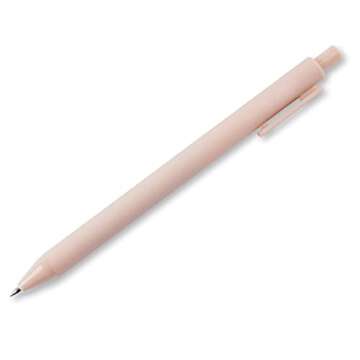 U-RIGHT 12 Pcs Gel Ink Pens Black Ink 0.5 mm Fine Point Smooth Writing Cute Pens for Office School (Pale Dogwood)