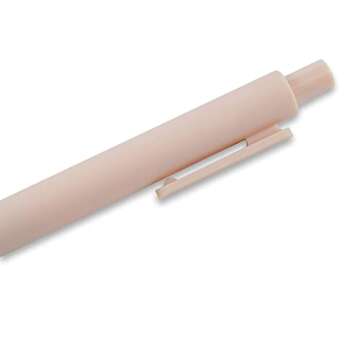 U-RIGHT 12 Pcs Gel Ink Pens Black Ink 0.5 mm Fine Point Smooth Writing Cute Pens for Office School (Pale Dogwood)